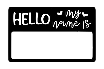 Hello My Name Is Svg, hello I'm new here svg, png instant download, Newborn Svg for Cricut and Silhouette, baby svg, Name Tag svg, Svg Files for Cricut
