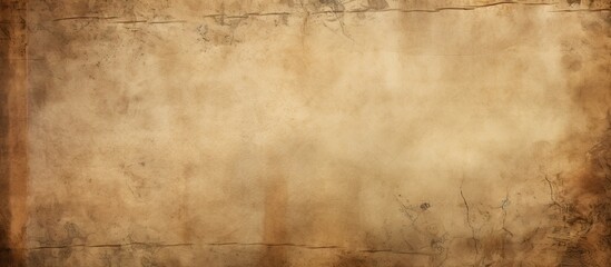 Weathered Vintage Paper Background with Grungy Texture and Antique Aesthetic