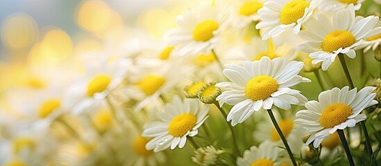 A Vibrant Collection of Colorful Daisies Blooming in a Fresh Spring Garden
