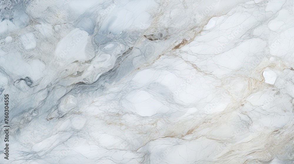 Sticker Elegant White Marble Texture Background with Luxurious Veins for Design Projects