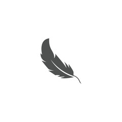 feather logo and vector template