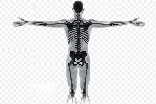 anatomy of body on a transparent background