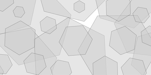 Abstract background with Hexagons and Triangles Seamless Pattern and geometric in vector design. White modern background. abstract geometric line vector background shapes design.