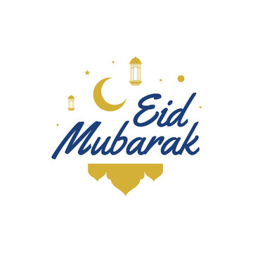Happy Eid Mubarak Design for Greeting
