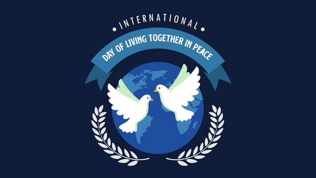 international day of living together in peace animation video