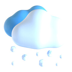 snow 3D Illustration