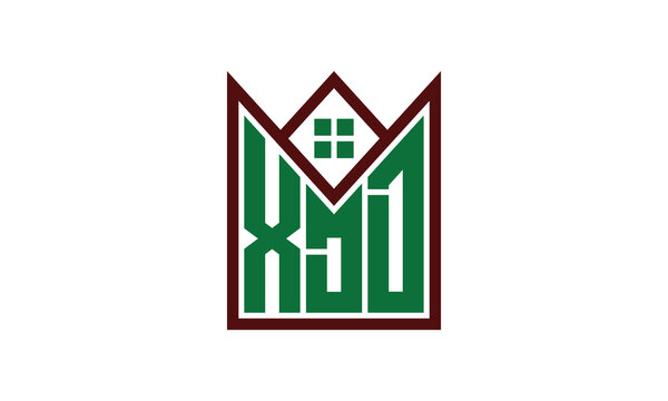 XDD initial letter real estate builders logo design vector. construction, housing, home marker, property, building, apartment, flat, compartment, business, corporate, house rent, rental, commercial