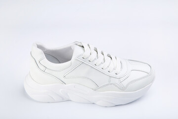 White shoe isolated on white background - 760324314