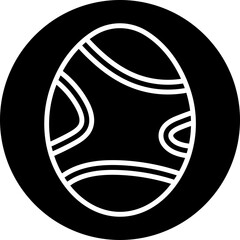 Easter Egg Block Black Style