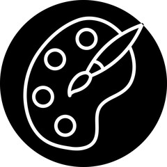 Paint Palatte Block Black Style