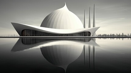 faith islam mosque building illustration worship architecture, dome religion, spiritual sacred faith islam mosque building - Powered by Adobe