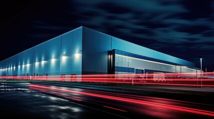 logistics distribution warehouse building illustration storage inventory, shipping receiving, chain fulfillment logistics distribution warehouse building