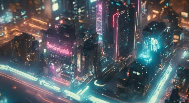cyberpunk city technology