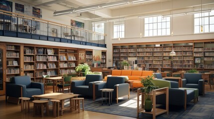 students middle school building illustration teachers education, learning cafeteria, library playground students middle school building