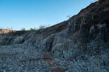rocks in the mountains