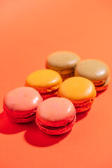 colorful macaroons on table - 760333994