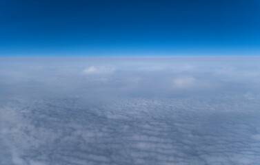 above  clouds, view from airplane - 760334981