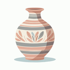 boho style poetry vase clay element decoration interior house