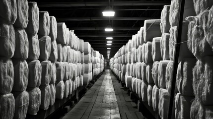 yarn manufacture textile mill illustration loom dye, weave knit, silk wool yarn manufacture textile mill