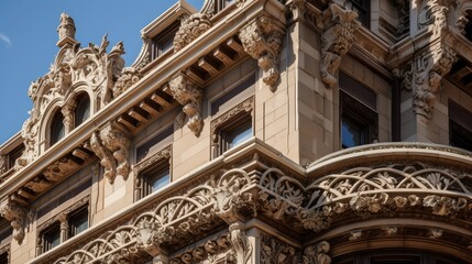 Fototapeta premium design angle mansion building illustration estate grand, modern historic, facade windows design angle mansion building