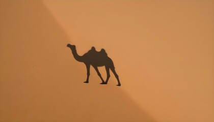 A Camels Hump Casting A Shadow On The Sand Upscaled 4