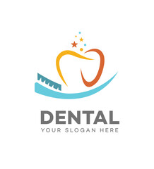 Dental logo Icon Brand Identity Sign Symbol Template