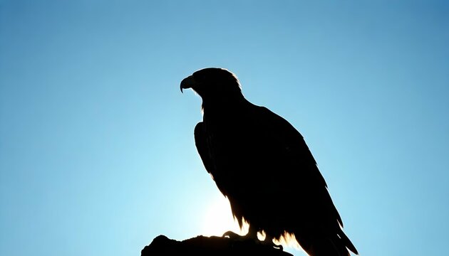 Eagle Silhouette Upscaled 164