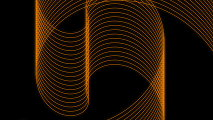 Abstract wavy Curve lines backgound .