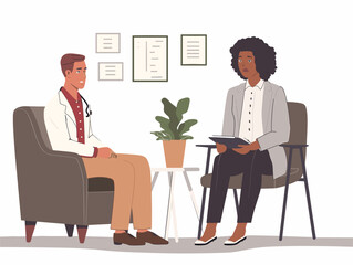  A therapy session provides a confidential space for an individual to discuss their personal struggles and receive guidance from a mental health professional. 