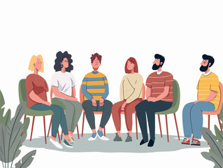  A support group meeting offers a safe space for individuals facing similar challenges to share experiences and offer encouragement to one another. 
