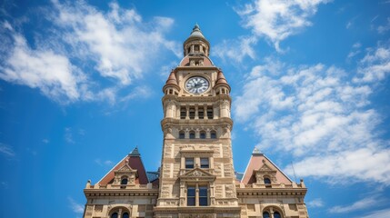 Obraz premium history tower museum building illustration architecture exhibit, artifacts culture, landmark tour history tower museum building