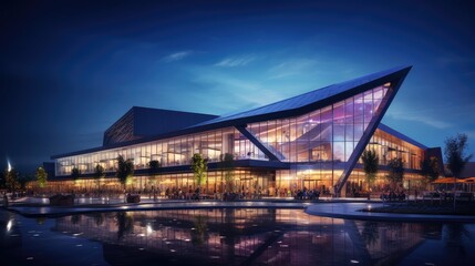 Fototapeta premium design sky mall building illustration shopping travel, luxury airport, retail products design sky mall building