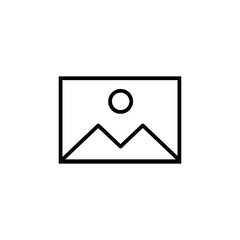 photo line icon