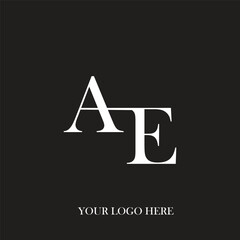 AE or EA Initial Letter Logo