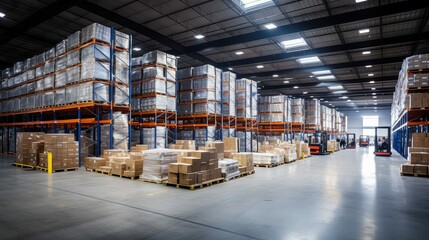 storage export warehouse building illustration distribution facility, shipping supply, chain freight storage export warehouse building