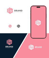 B Letter Logo Icon Brand Identity Sign. B Letter Symbol Template