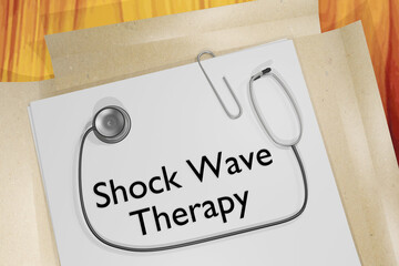 SHOCK WAVE THERAPY concept - 760351587