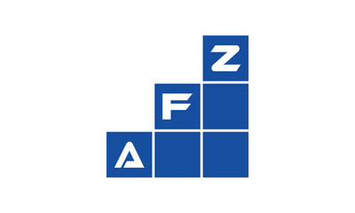 AFZ initial letter financial logo design vector template. economics, growth, meter, range, profit, loan, graph, finance, benefits, economic, increase, arrow up, grade, grew up, topper, company, scale