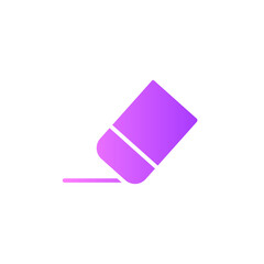 eraser gradient icon