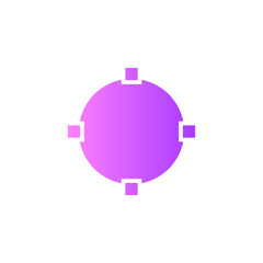 vector gradient icon