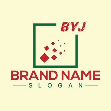 Creative BYJ letter logo design for your business brands