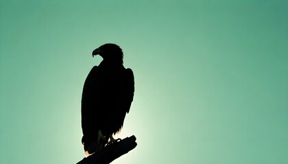 Eagle Silhouette Upscaled 25