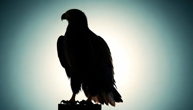 Eagle Silhouette Upscaled 151