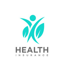 Health insurance logo Icon Brand Identity Sign Symbol Template