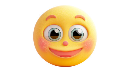 smiley face isolated on transparent background