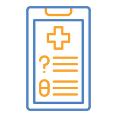 Fototapeta premium Health app Icon