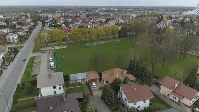 Panorama Playground Mielec Aerial View Poland