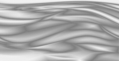 Naklejka premium Smooth elegant white grey satin texture abstract background. Luxurious background design