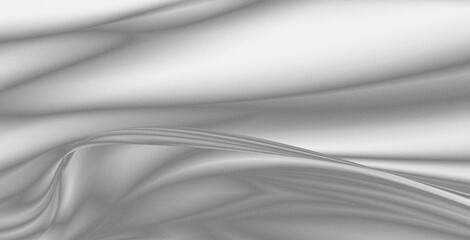 Smooth elegant white grey satin texture abstract background. Luxurious background design