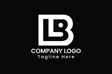 letter l and b logo, letter l and home logo, logomark, brandmark